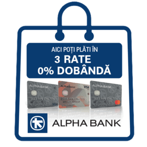 Plata in rate prin Alpha Bank